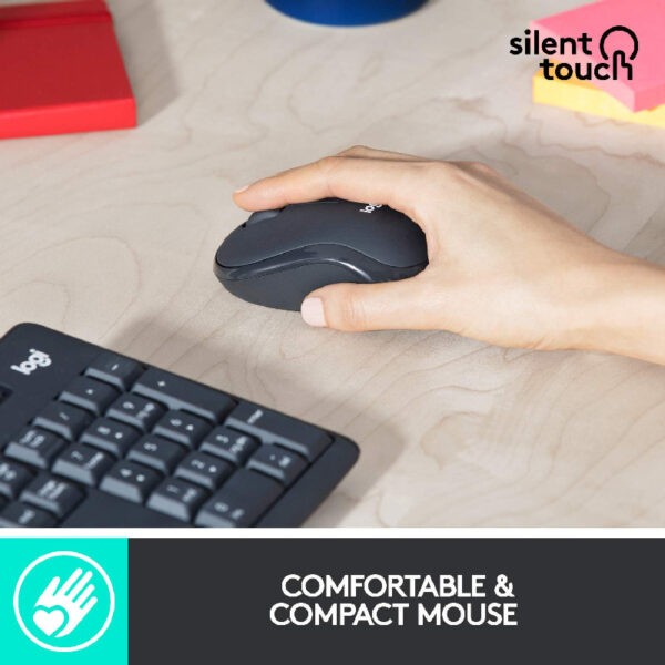 Logitech MK295 Silent Wireless Combo Keyboard and Mouse – 920-009814