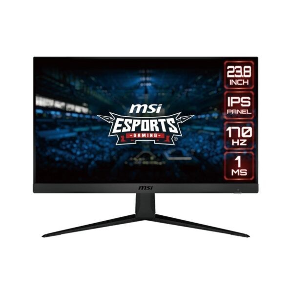 MSI G2412 24 inch Full HD IPS eSports Gaming Monitor / 170Hz via DP, HDMI x2, Audio Out via HDMI, VESA 100x100mm compatible