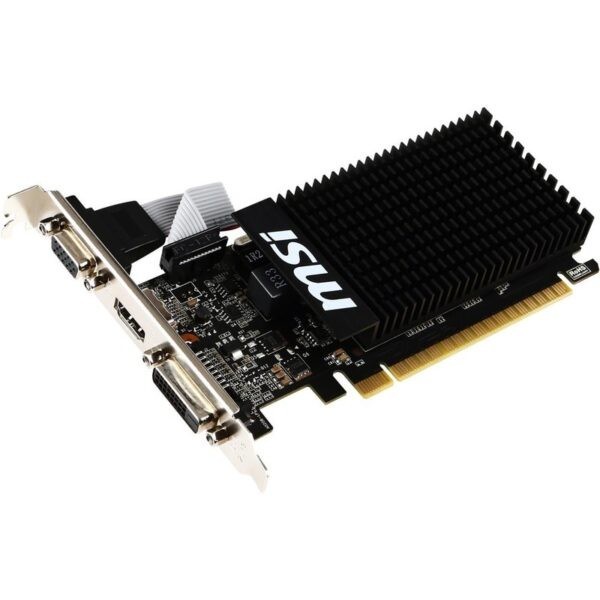 MSI Geforce GT710 2GB DDR3 Graphics Card / PCI-Express 2.0 (HDMI + DVI), Low Profile Bracket included – 912-V809-4217 (Warranty 3years with Corbell)