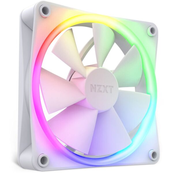 NZXT F120 RGB White / 120mm RGB Fan – White : RF-R12SF-W1 (Warranty 2years with TechDynamic)