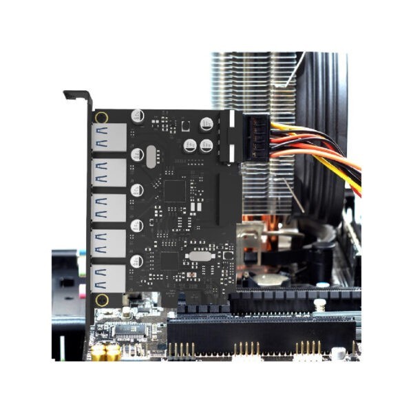 ORICO 5port USB3.0 PCI-Express x1 Card / PVU3-502i-V1 (Warranty 1year)