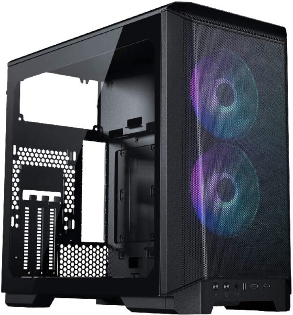 Phanteks Eclipse P200A ITX Chassis / DRGB / Tempered Glass / Satin Black : PH-EC200ATG_DBK01 (Warranty 1year with Corbell on Switch and Fan only)