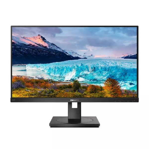 Philips 242S1AE 23.8 inch Full HD IPS Monitor / 75Hz / 4ms GTG / DP + HDMI + DVI + VGA / Built-in-Speaker / Pivotable / Height Adjustable / VESA Mount Compatible 100x100mm (Warranty 3years with Philips SG)
