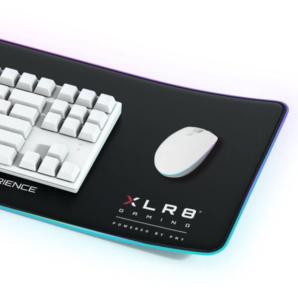 PNY XLR8 RGB Gaming Mouse Pad (Large) / 700x300mmx3mm / EPIC-X RGB Lighting – MPXRS7030L-RB (Warranty 1year with Kaira)