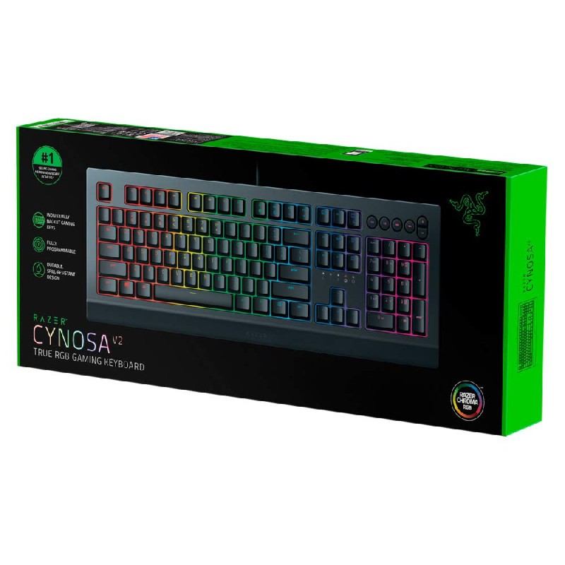 Allstars Eshop Razer Cynosa V2 True Rgb Gaming Keyboard Rz03 03400100 R3m1 Warranty 2629