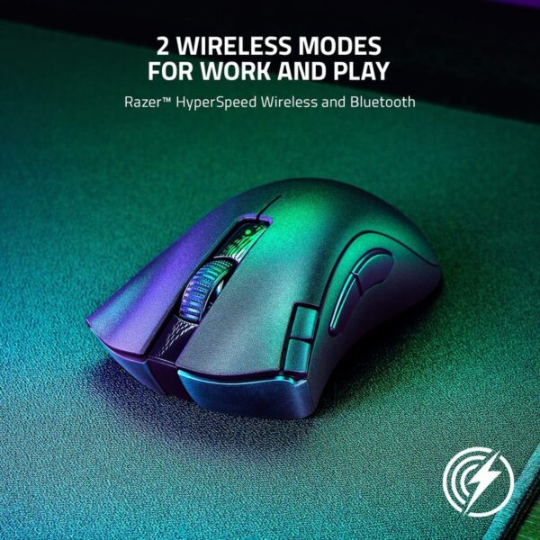 Razer DeathAdder V2 X HyperSpeed Ergonomic Wireless Gaming Mouse / Bluetooth – RZ01-04130100-R3A1