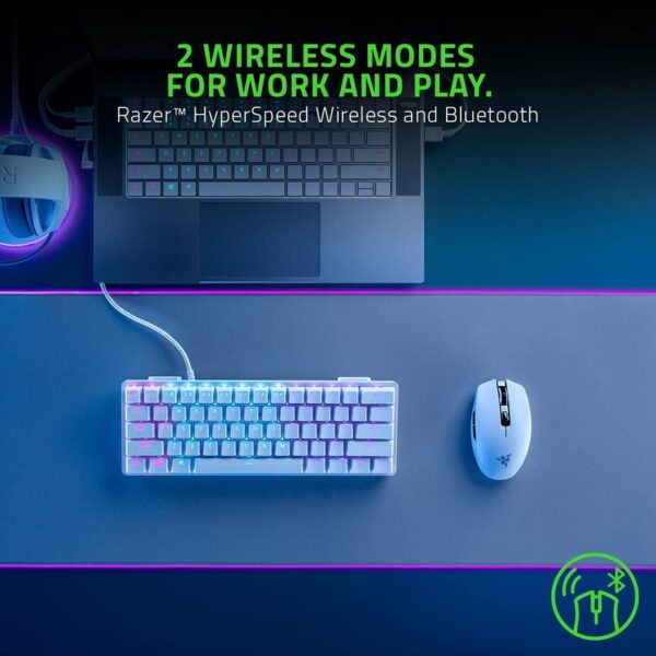 Razer Orochi V2 Mobile Wireless Gaming Mouse – White : RZ01-03730400-R3A1 (Warranty 2years with BanLeong)
