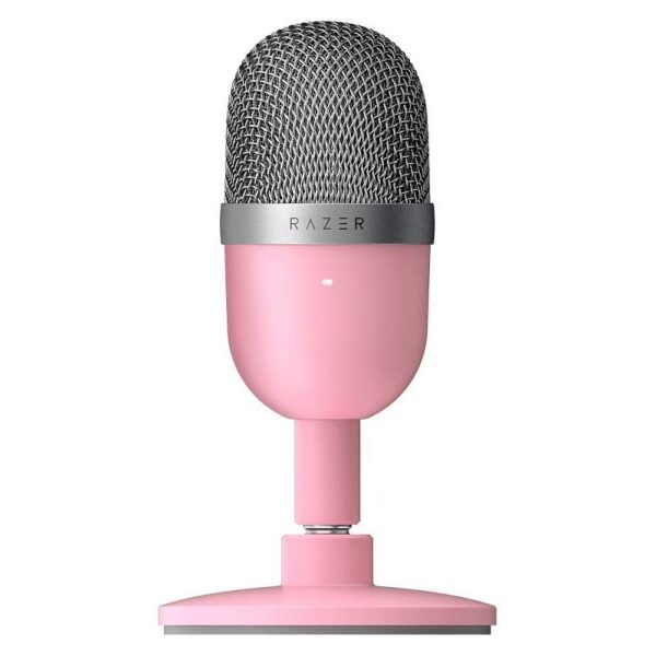Razer Seiren Mini Ultra-Compact Condenser Microphone – Quartz : RZ19-03450200-R3M1