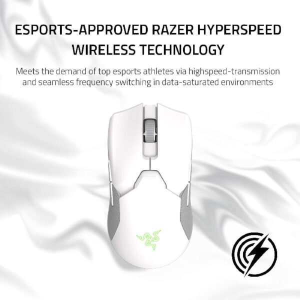 Razer VIPER Ultimate Lightest Wireless Gaming Mouse with Charging Dock – Mercury : RZ01-03050400-R3M1 (Warranty 2years with BanLeong)