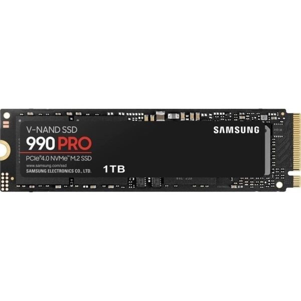 Samsung 990 PRO 1TB Gen4x4 NVME M.2 SSD (up to read 7450MB/s) – MZ-V9P1T0BW