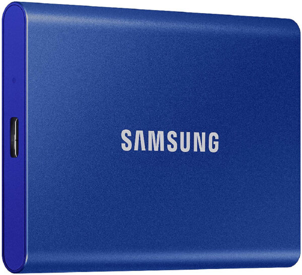 Samsung T7 1TB Portable SSD –  Indigo Blue : MU-PC1T0H