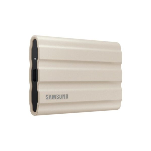 Samsung T7 Shield 2TB Portable SSD / Type-C / Type-A – Beige : MU-PE2T0K