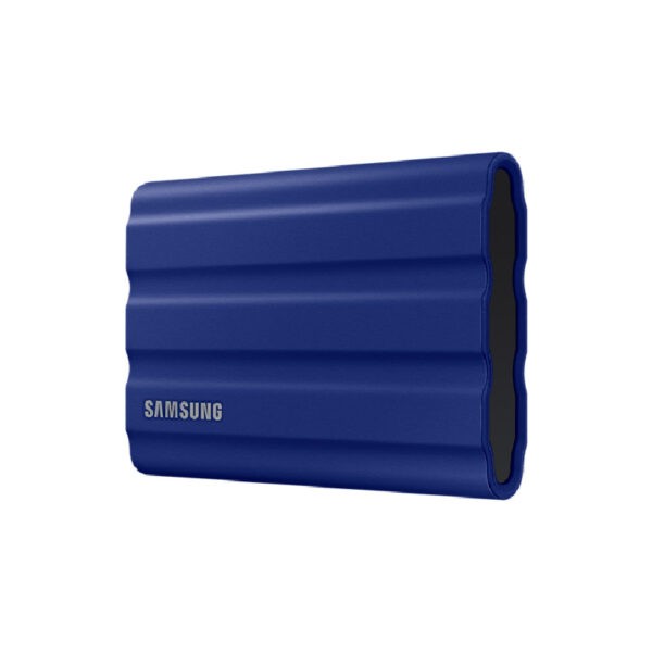 Samsung T7 Shield 1TB Blue Portable SSD / Type-C / Type-A – Blue : MU-PE1T0R/WW (Warranty 3years with Samsung SG Distributor Eternal Asia)