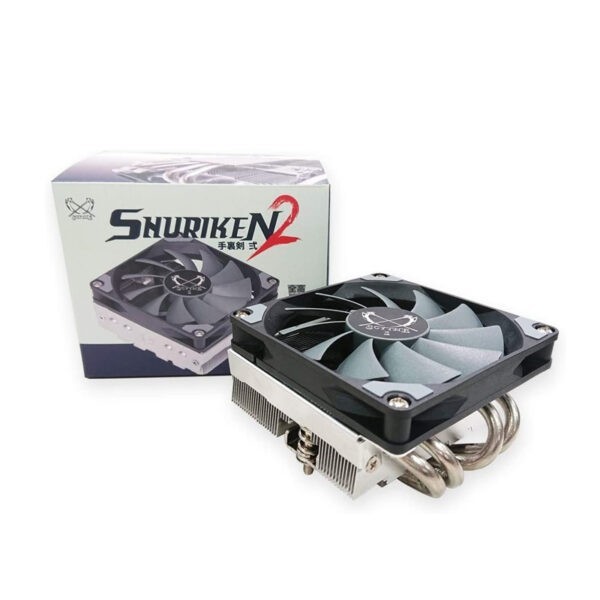 Scythe Shuriken 2 Low Profile CPU Cooler – SCSK-2000 (Warranty 2years with Tech Dynamic)