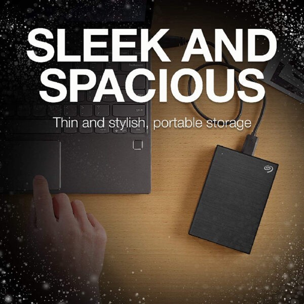 Seagate Backup Plus Slim 2TB  Portable USB3.0 HDD – Black : STHN2000400