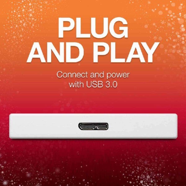 Seagate Backup Plus Slim 2TB Portable USB3.0 HDD – Rose Gold : STHN2000405