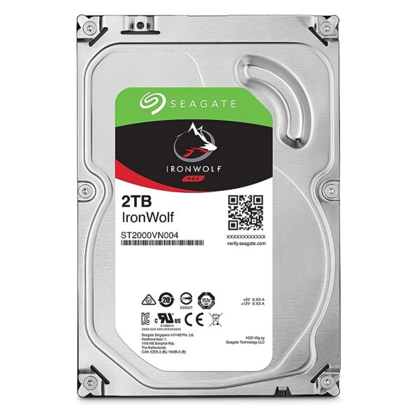 Seagate Ironwolf 2TB Int 2.5″ SATA3 HDD / ST2000VN004 (Warranty 3Years with Seagate SG)