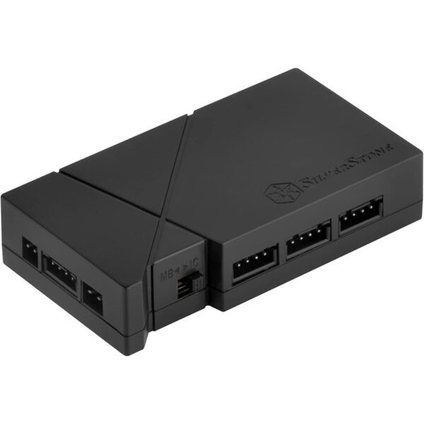 Silverstone LSB01 8port RGB Light Strip Control Box / RGB LED light stripsx2/Extended Y cablex2/ (RGB 4pin signal cablex1/4pin peripheral cablex1)