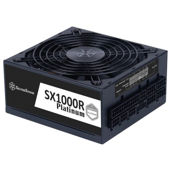 Silverstone SX1000R Platinum 1000W 80+Platinum SFX-L Power Supply / SFX12V 4.0 PCIe 5.0, Fully Modular – SST-SX1000R-PL