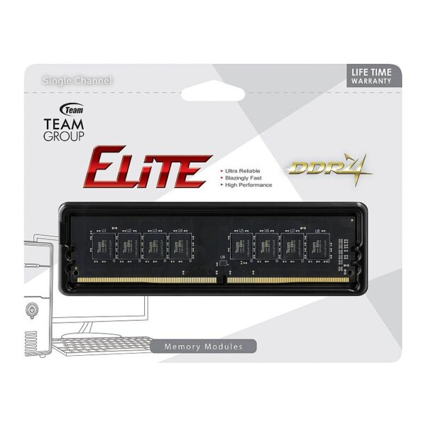 TeamGroup ELITE 8GB DDR4 3200MHz CL22 UDIMM Desktop RAM / AMD compatible – TED48G3200C2202