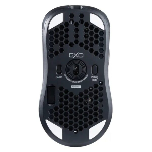 Tecware EXO Wireless Gaming Mouse / RGB / 2.4GHz + Wired Connection / PixArt 3335 sensor, Kailh switch – Black : TWAC-EXOW-BK