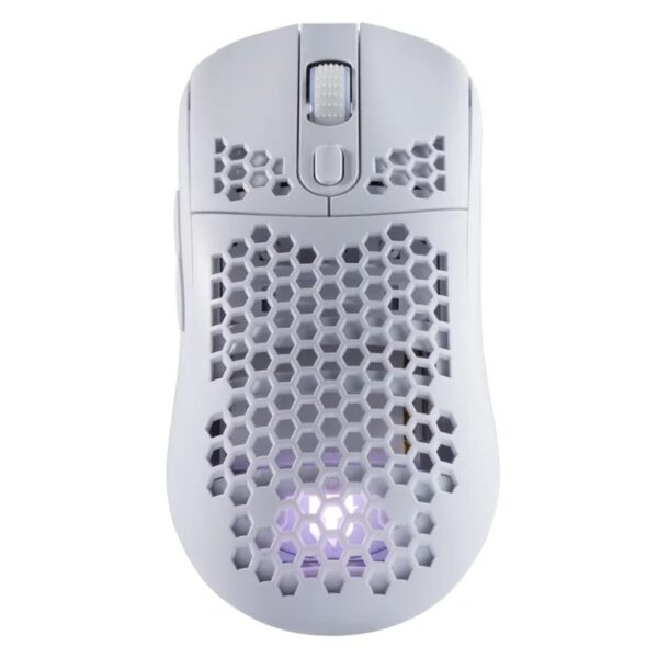 Tecware EXO Wireless Gaming Mouse / RGB / 2.4GHz + Wired Connection / PixArt 3335 sensor, Kailh switch – White : TWAC-EXOW-WH