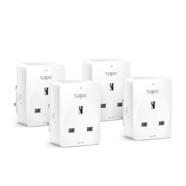 TP-Link Tapo P100 (4pcs Pack) Mini Smart Wi-Fi Socket (Warranty 3years with BanLeong)