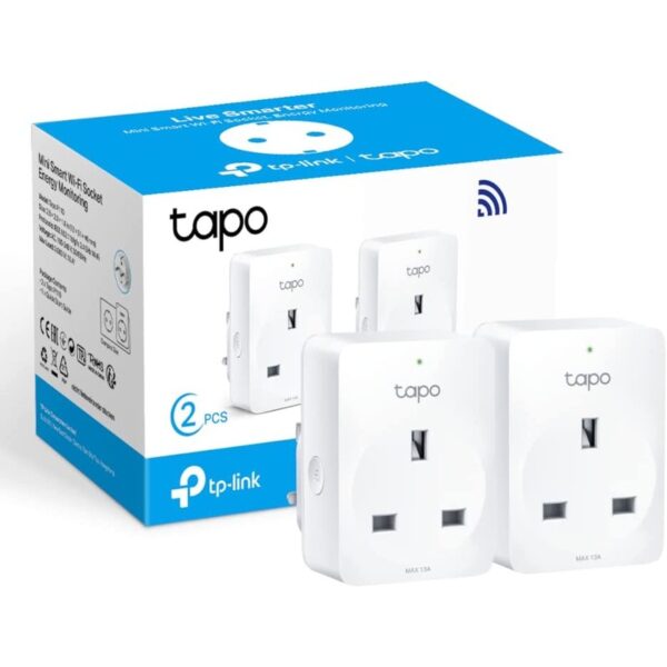 TP-Link Tapo P110 (2pcs Pack) Mini Smart Wi-Fi Socket / Energy Monitoring (Warranty 3years with BanLeong)