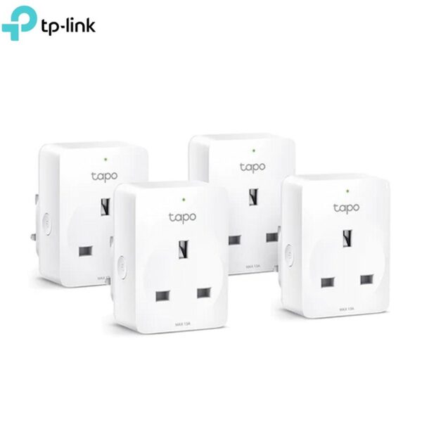 TP-Link Tapo P110 (4pcs Pack) Mini Smart Wi-Fi socket Energy Monitoring (Warranty 3years with TPLink SG)