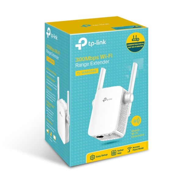 TP-Link TL-WA855RE 300mbps Wi-Fi Range Extender (Local Warranty 3years with TP-Link SG)