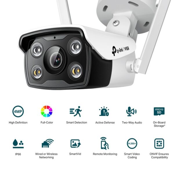 TP-Link VIGI C340-W Outdoor Full-Color Wi-Fi Bullet Network Camera