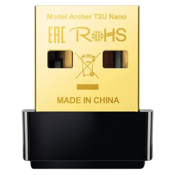 TP-Link Archer T2U Nano / AC600 Nano Wireless USB Adapter / 433MBps 5GHz, 200MBps 2.4GHz / USB2.0 (Warranty 3years with TPLink SG)