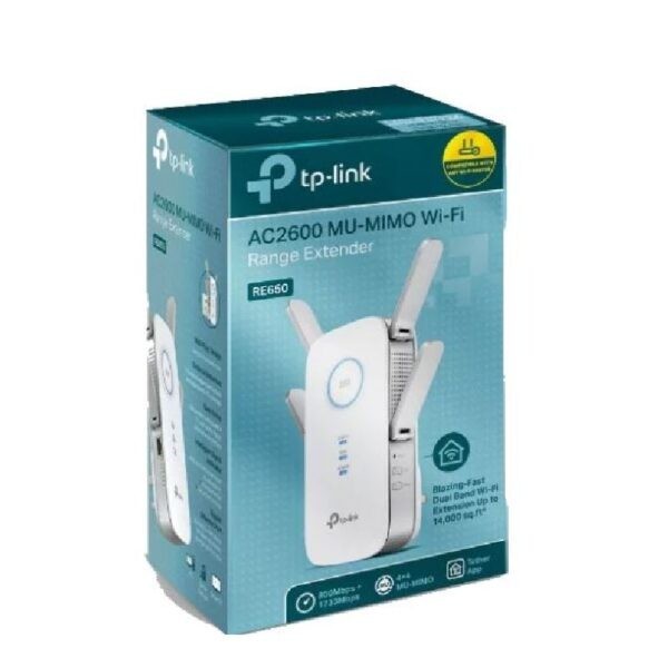 TP-Link RE650 AC2600 MU-MIMO Wi-Fi Range Extender (Local Warranty 3years with TP-Link SG)