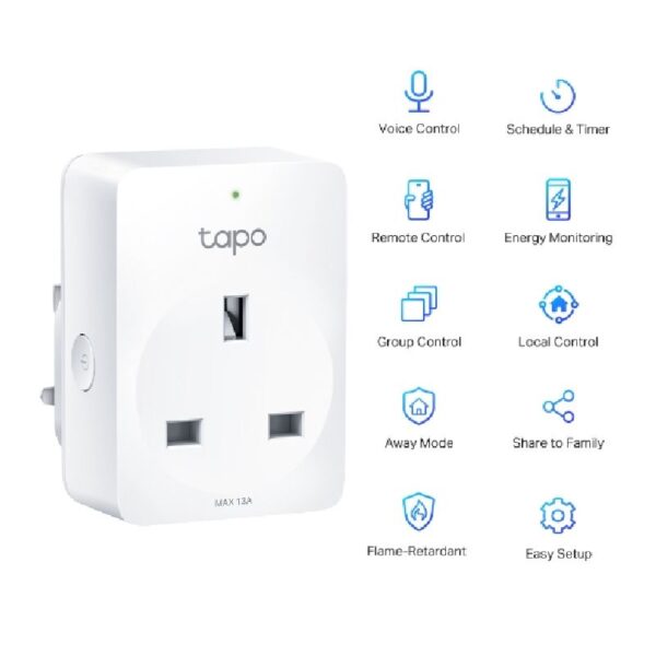 TP-Link Tapo P110 Mini Smart Wi-Fi Socket Energy Monitoring (Warranty 3years with BanLeong)