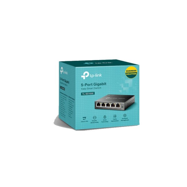 TP-Link TL-SG105E 5-port Gigabit Easy Smart Switch (Warranty 3years with BanLeong)