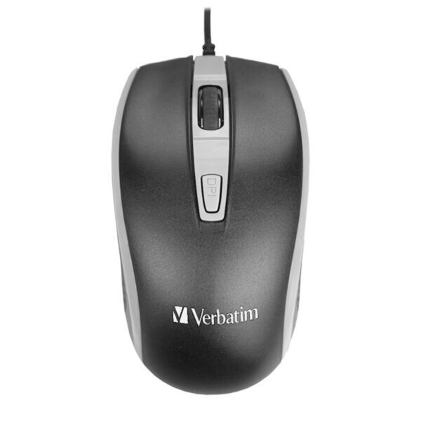 Verbatim 66513 Optical Wired Mouse / 3 DPI – Black : 66513 / 2205-A017