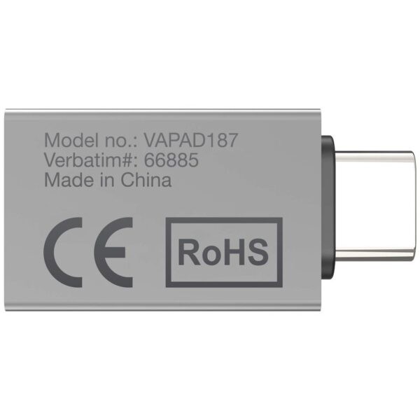 Verbatim 66885 USB3.2 Gen 1 Type C Adapter / Type C to Type A adapter (Warranty 1year)