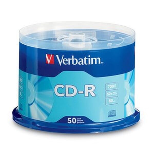 Verbatim 94691 CD-R 50pcs Spindle / 700MB / 80min Blank Media