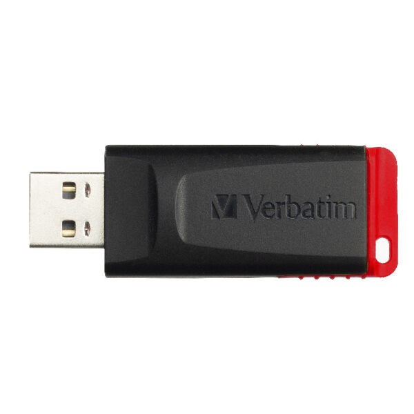 Verbatim Slider USB2.0 32GB (Black/Red) Store’n’Go USB2.0 Flash Drive – Black/Red : 65926 (Warranty 2years)