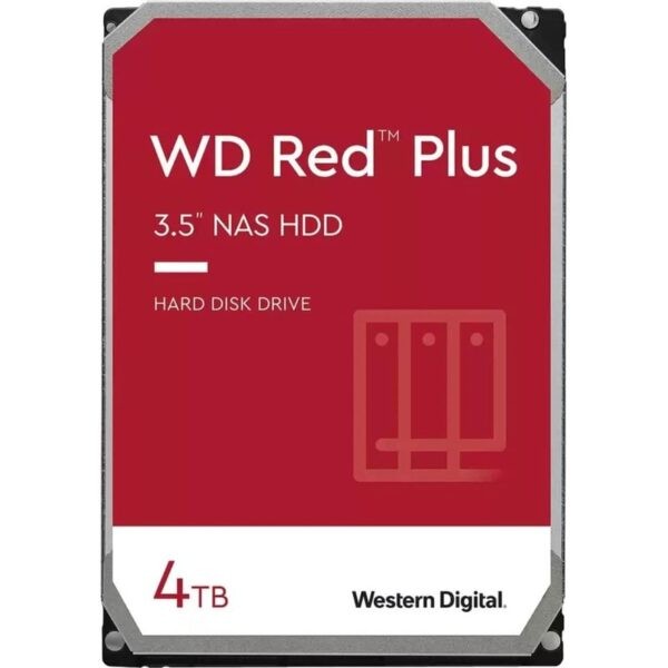 WD Red Plus 4TB (256MB cache) Internal 3.5 inch SATA3 NAS HDD – WD40EFPX