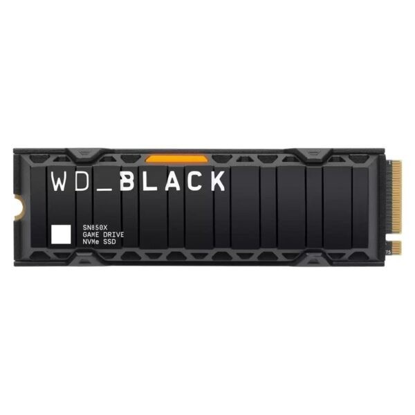 WD_Black SN850X with Heatsink 2TB Gen4x4 NVME M.2 SSD (up to 7300MB/s) – WDS200T2XHE-00BCA0